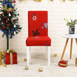 Printed chair cover Christmas Chair Chair seat for dining banquet party Restaurant 40510 Hola Home Color 8 Universal Size 