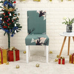 Printed chair cover Christmas Chair Chair seat for dining banquet party Restaurant 40510 Hola Home Color 7 Universal Size 